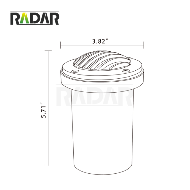 RGL-8801-BBR luz LED enterrada para exteriores de alta calificación